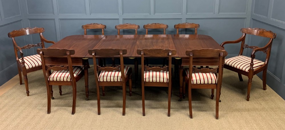 Georgian Mahogany Dining Table View V