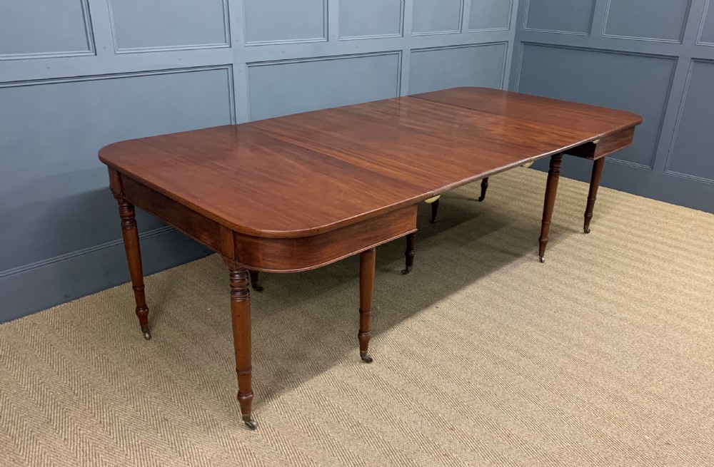 Georgian Mahogany Dining Table View XIV