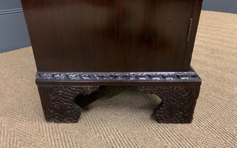 19th Century Carved Mahogany Bookcase View XXI