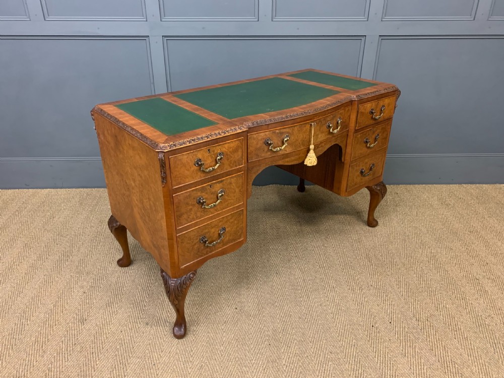 Burr Walnut Writing Desk