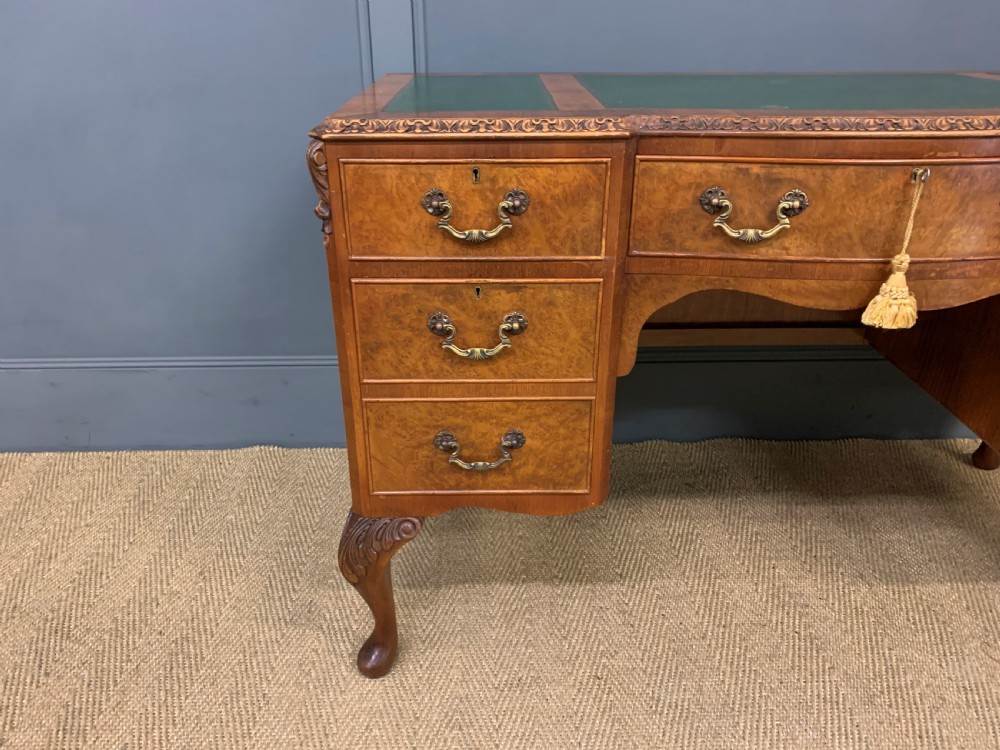 Burr Walnut Writing Desk View VIII