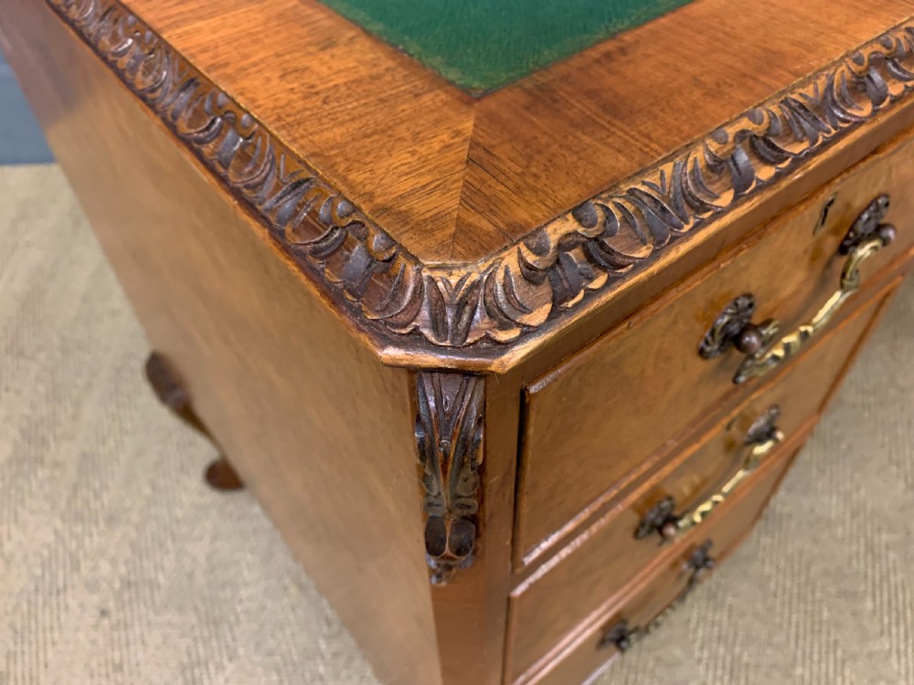 Burr Walnut Writing Desk View XI