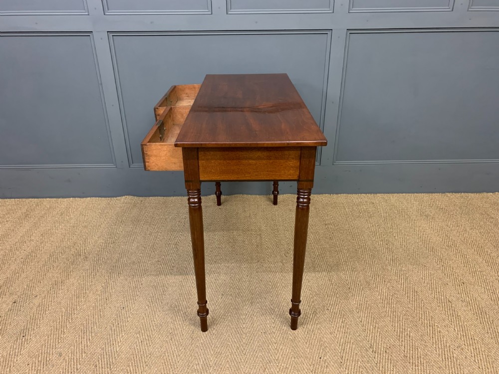 Georgian Mahogany Hall Table View V