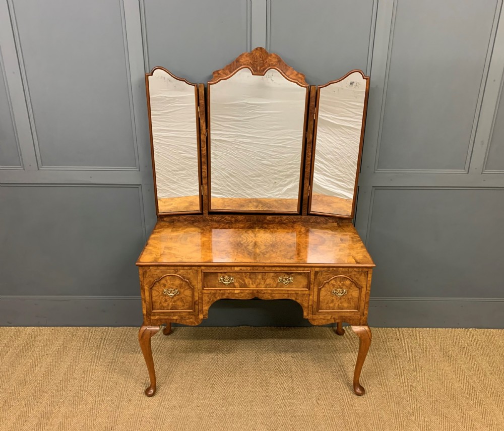 Burr Walnut Dressing Table