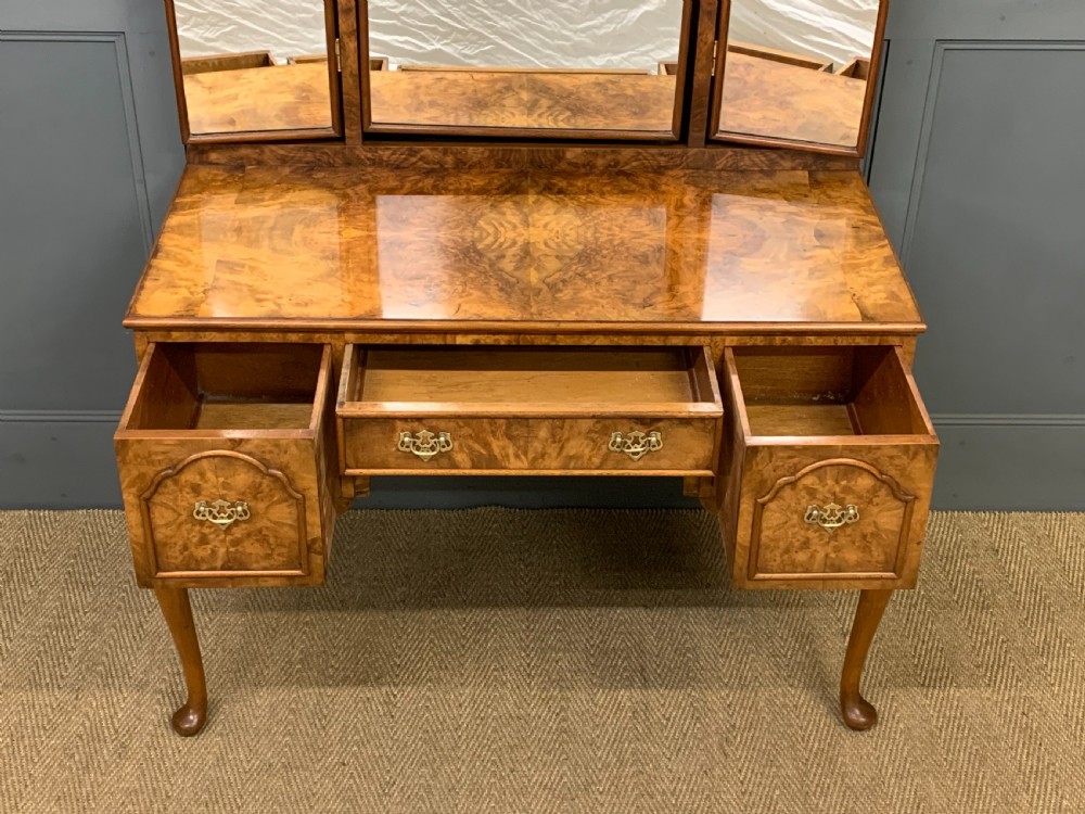 Burr Walnut Dressing Table View II