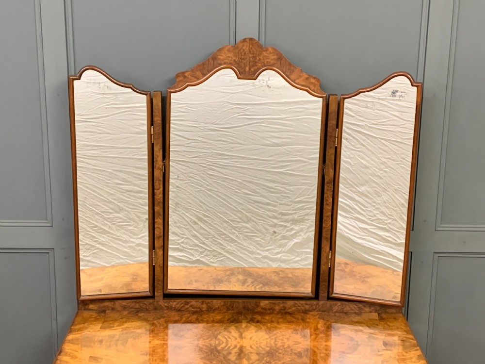 Burr Walnut Dressing Table View VI
