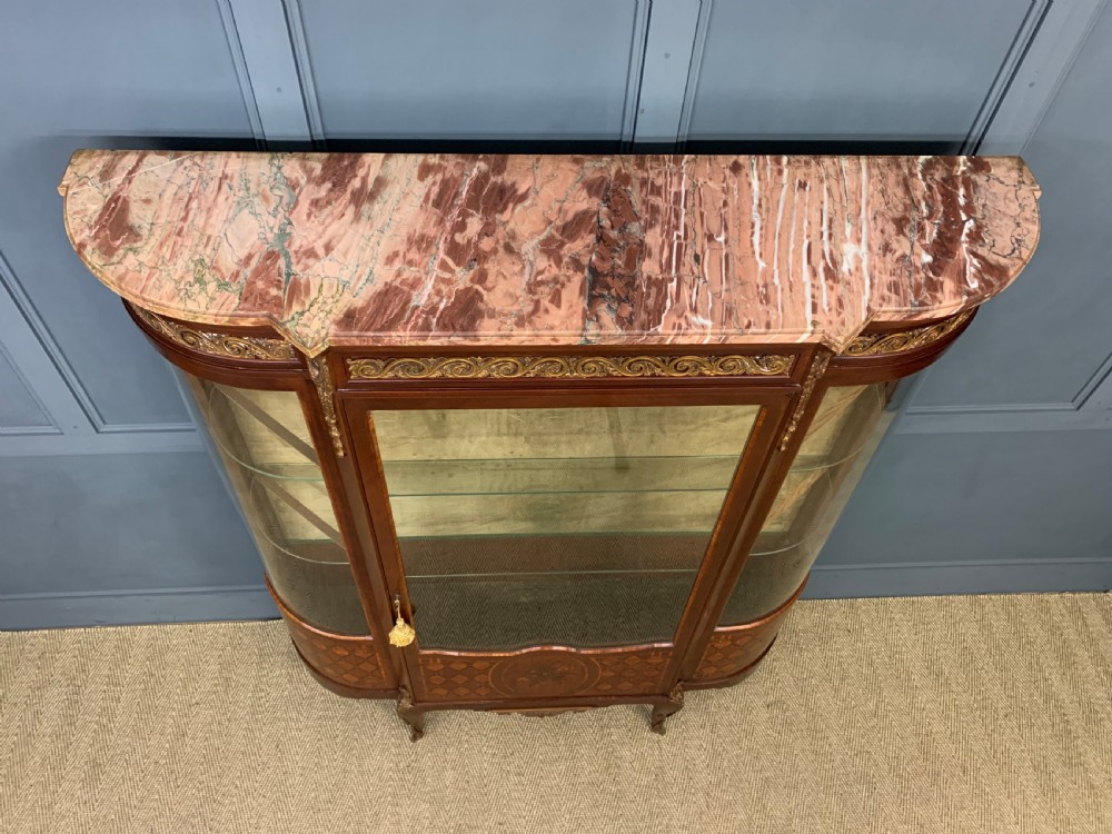 Large French Walnut Vitrine View III