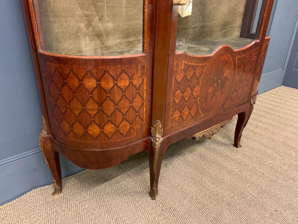 Large French Walnut Vitrine View IV