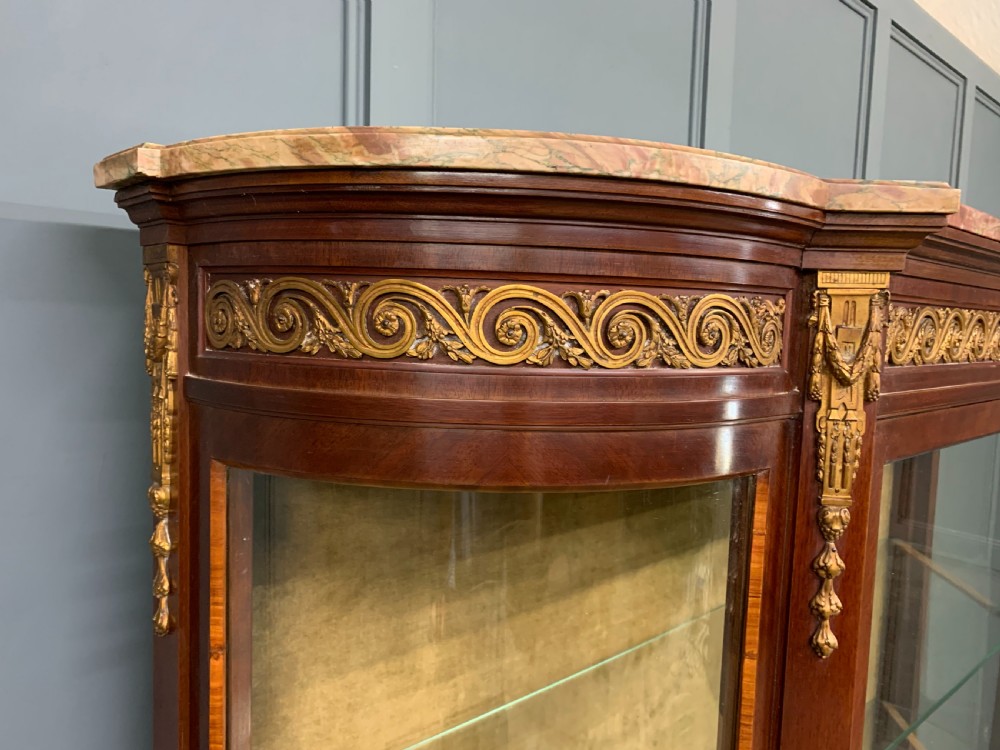 Large French Walnut Vitrine View IX