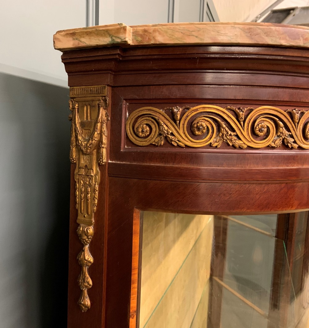 Large French Walnut Vitrine View XI