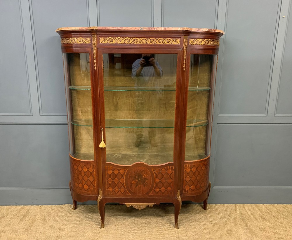 Large French Walnut Vitrine View XII