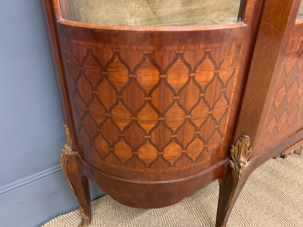 Large French Walnut Vitrine View XIV