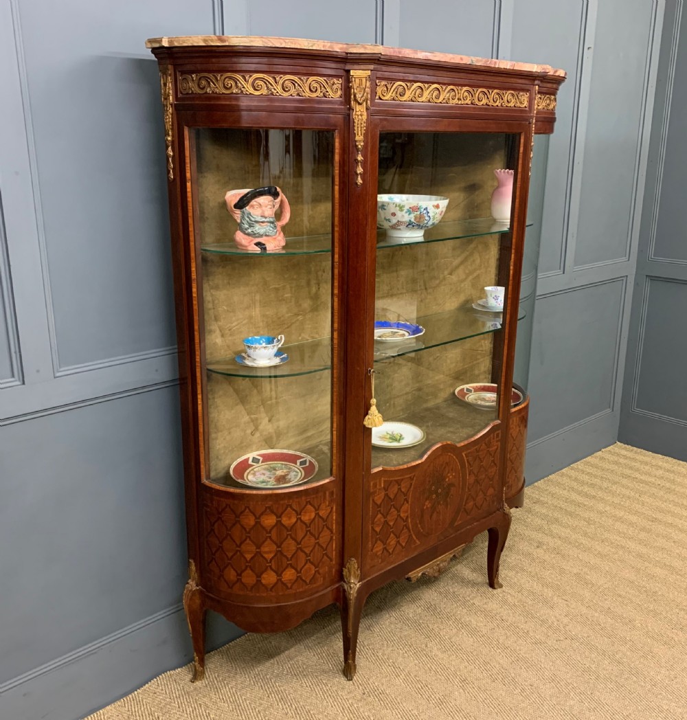 Large French Walnut Vitrine View XV