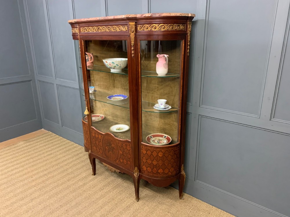 Large French Walnut Vitrine View XVI