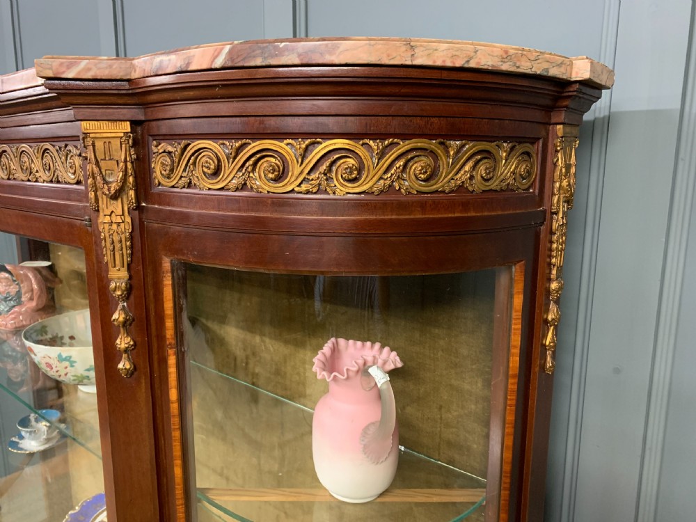 Large French Walnut Vitrine View XVII
