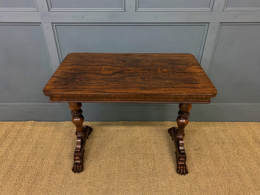Regency Rosewood Library Table View II