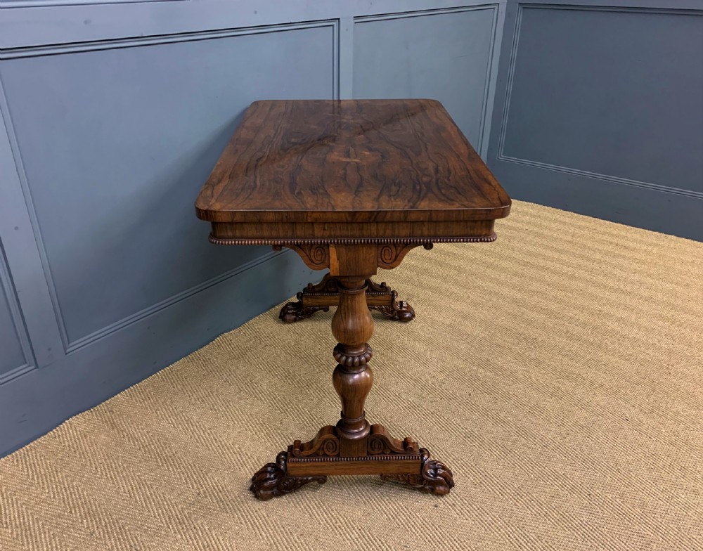Regency Rosewood Library Table View III