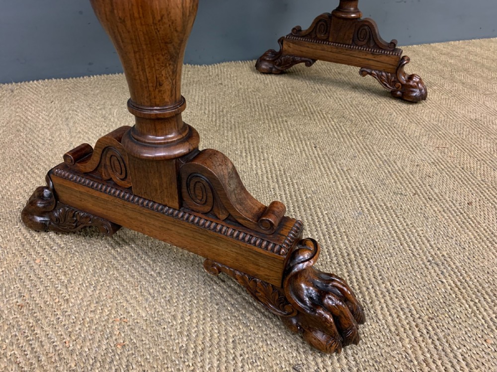 Regency Rosewood Library Table View V