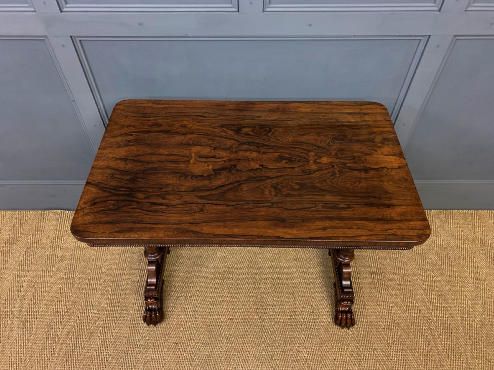 Regency Rosewood Library Table View VI