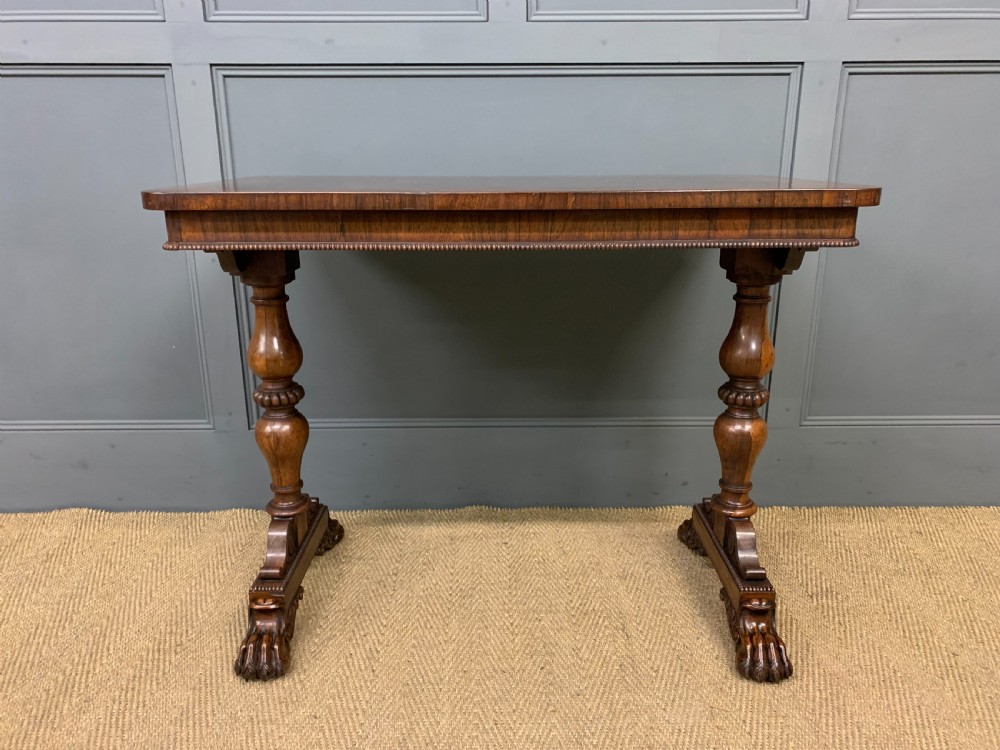 Regency Rosewood Library Table View VII