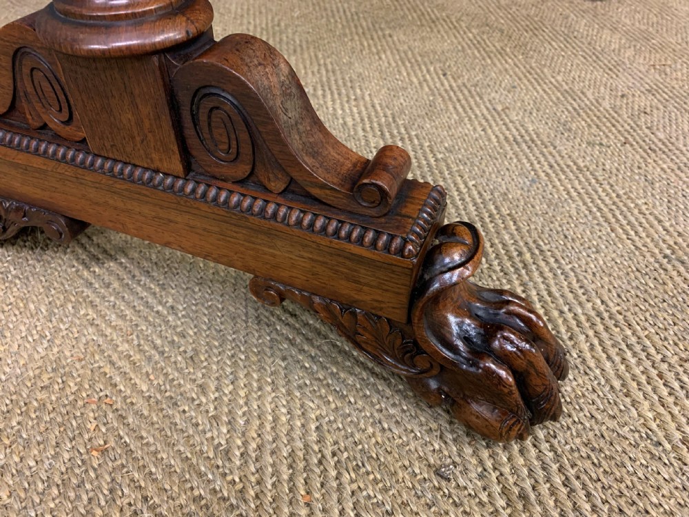 Regency Rosewood Library Table View X
