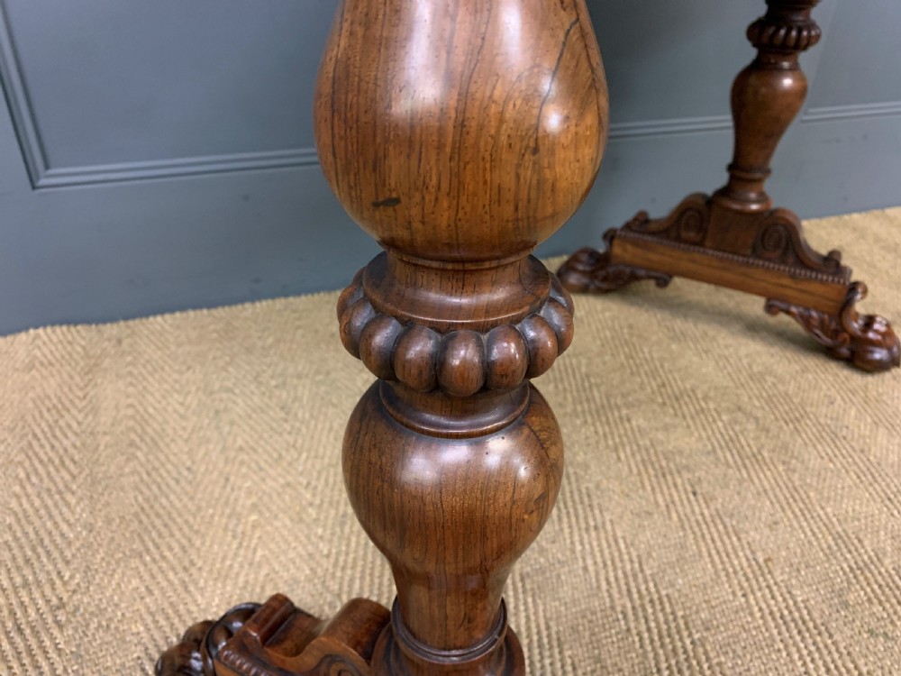 Regency Rosewood Library Table View XII