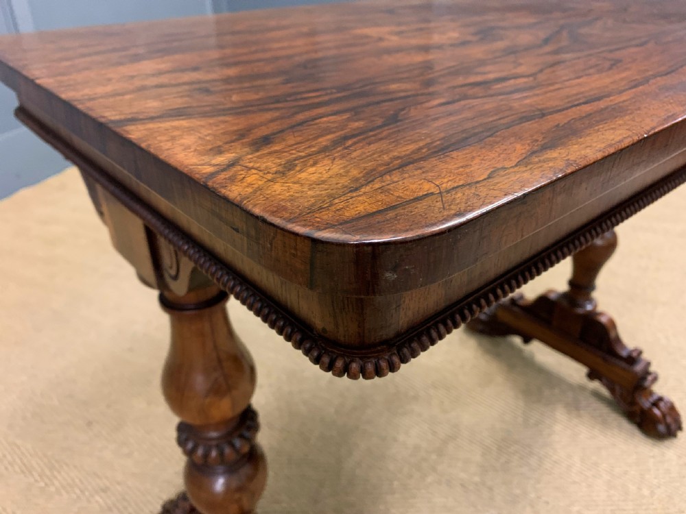 Regency Rosewood Library Table View XIV