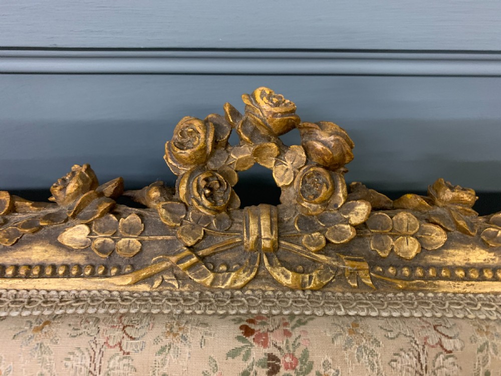 19th Century French Giltwood Settee View II