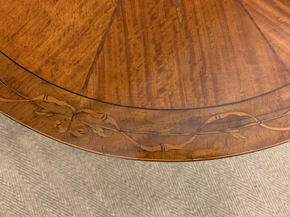 Inlaid Satinwood Occasional Table View IV
