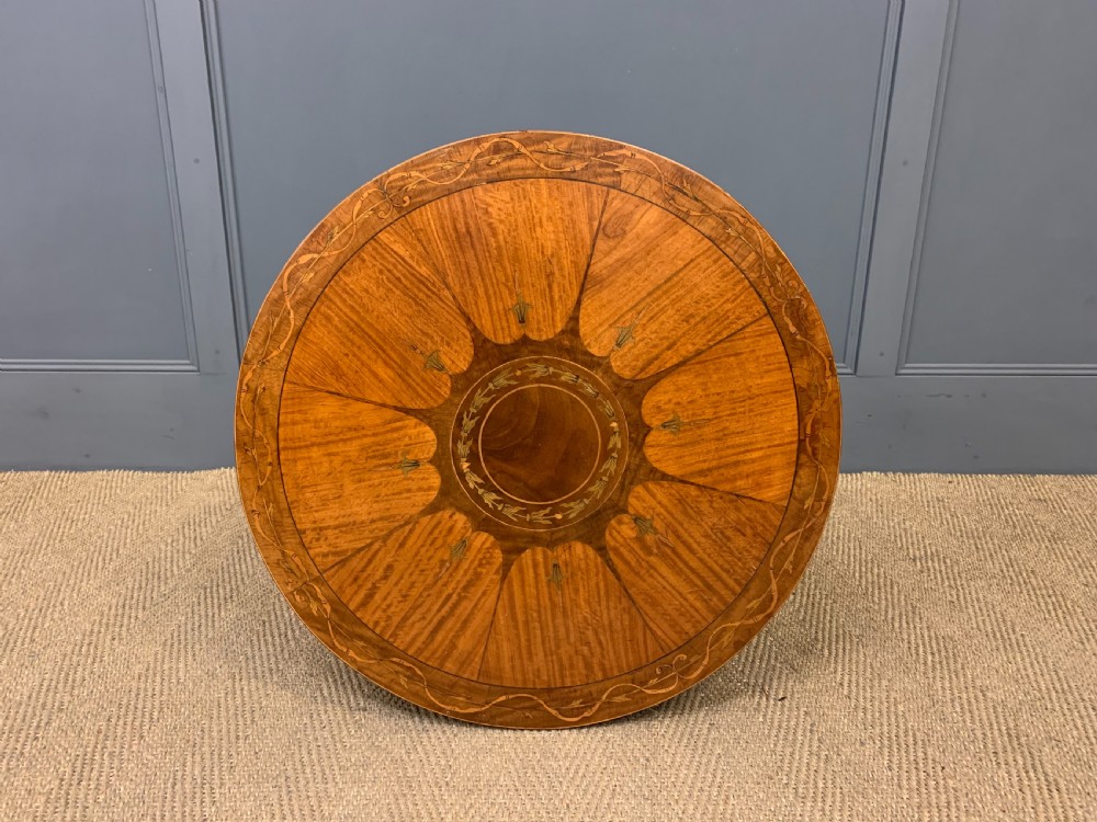 Inlaid Satinwood Occasional Table View V