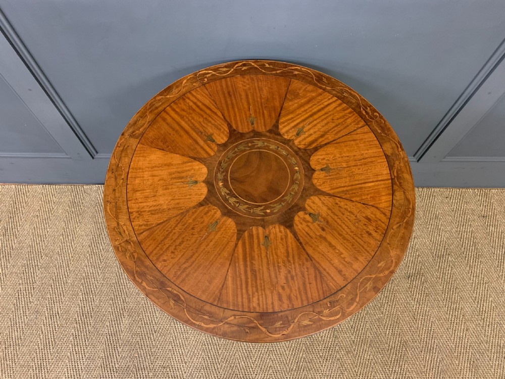 Inlaid Satinwood Occasional Table View VII