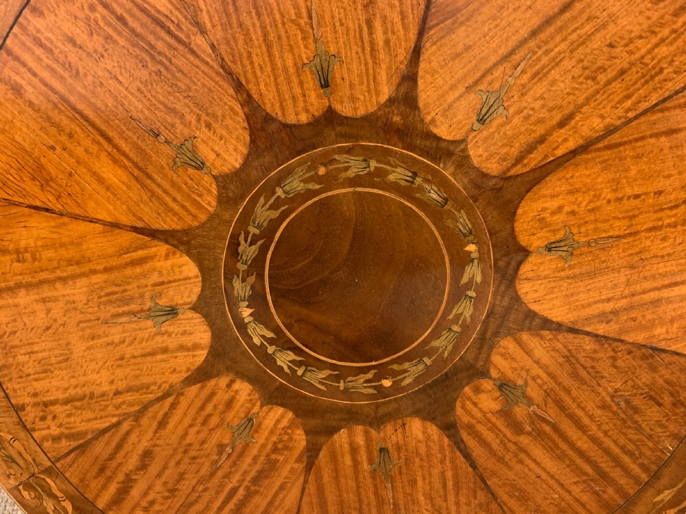 Inlaid Satinwood Occasional Table View IX