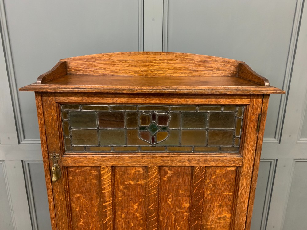 Arts and Crafts Oak Cabinet View II