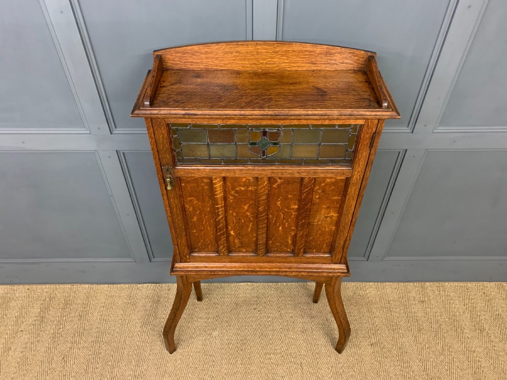 Arts and Crafts Oak Cabinet View VIII