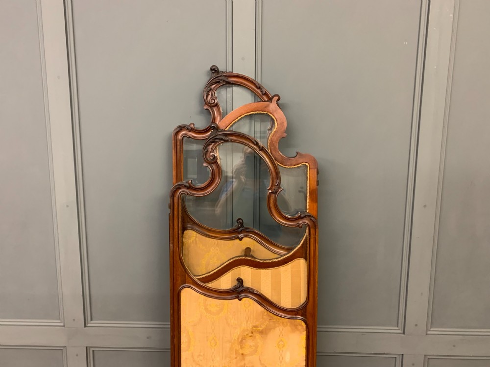 Mahogany 3 Fold Dressing Screen View VI