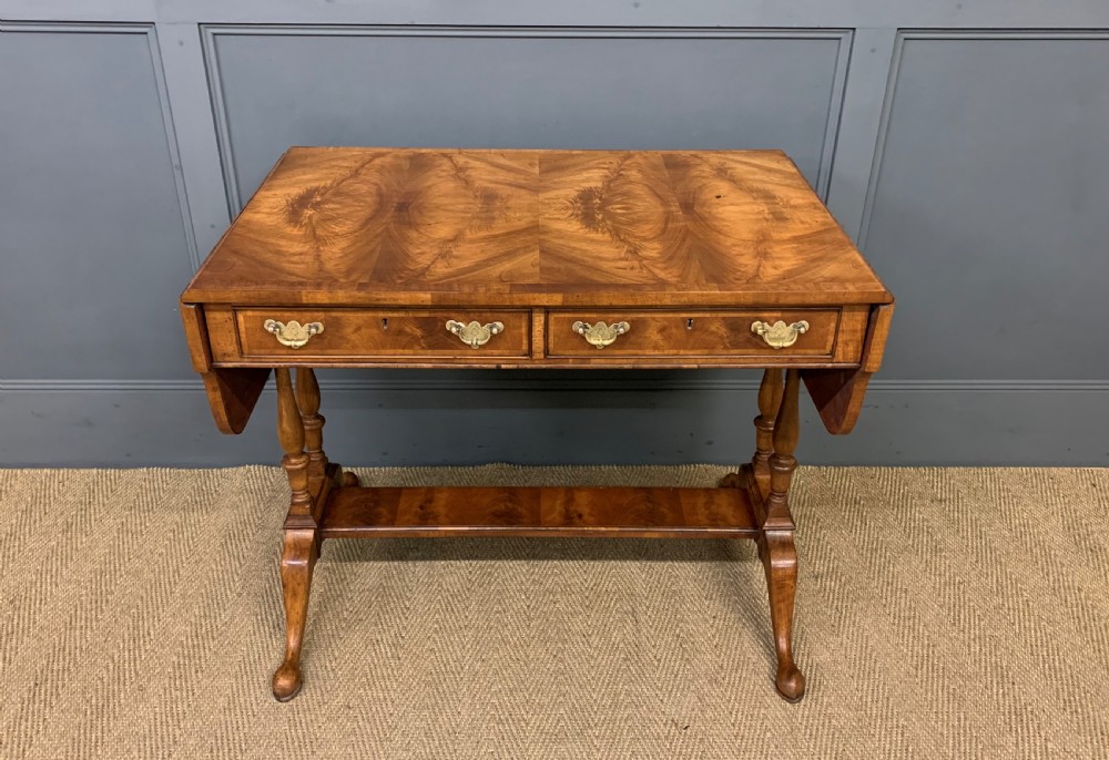 Burr Walnut Sofa Table