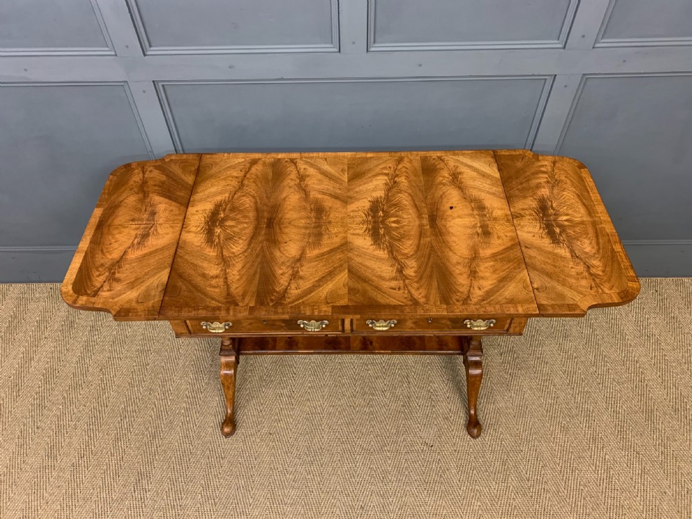 Burr Walnut Sofa Table View V