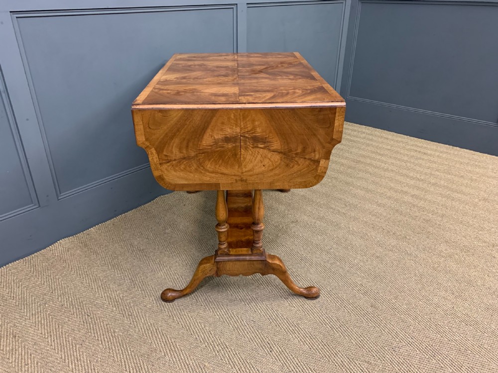 Burr Walnut Sofa Table View X