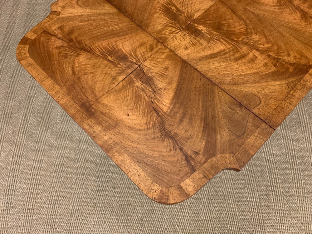 Burr Walnut Sofa Table View XIII
