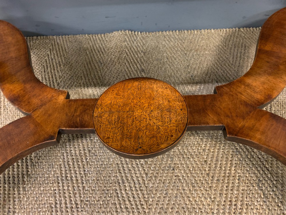 William and Mary Style Burr Walnut Table View II