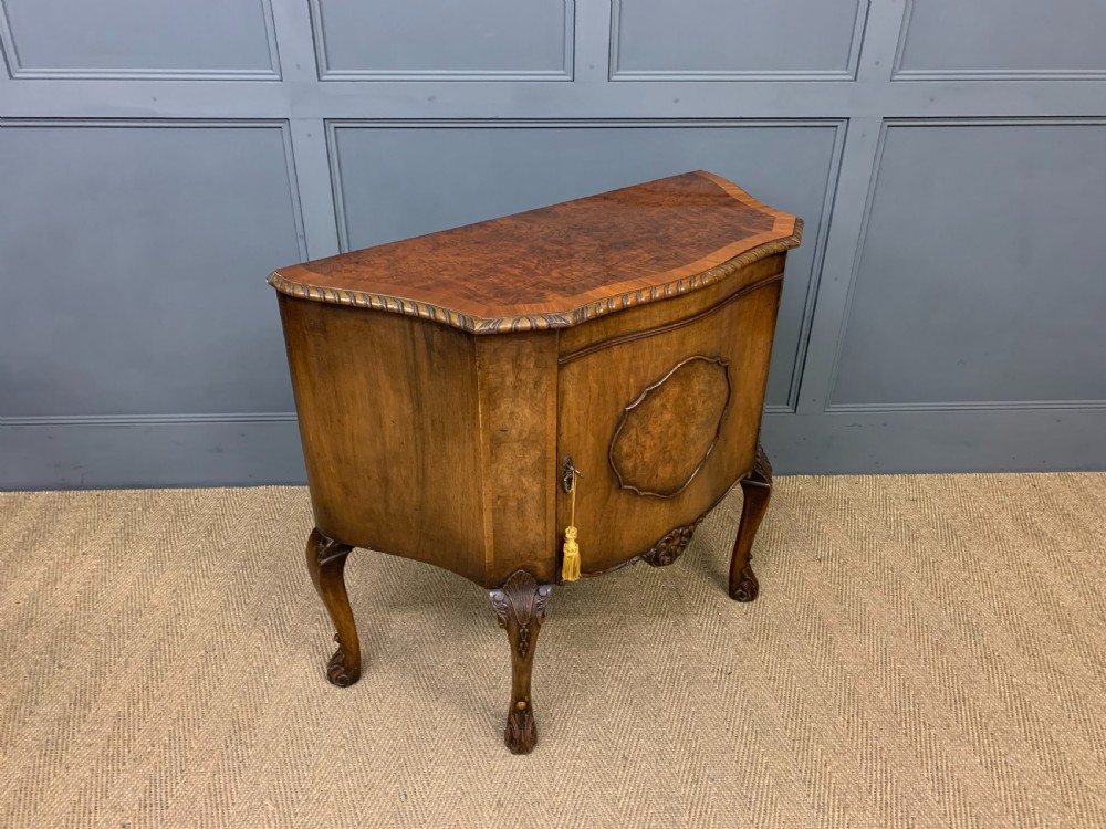 Burr Walnut Side Cupboard View IV