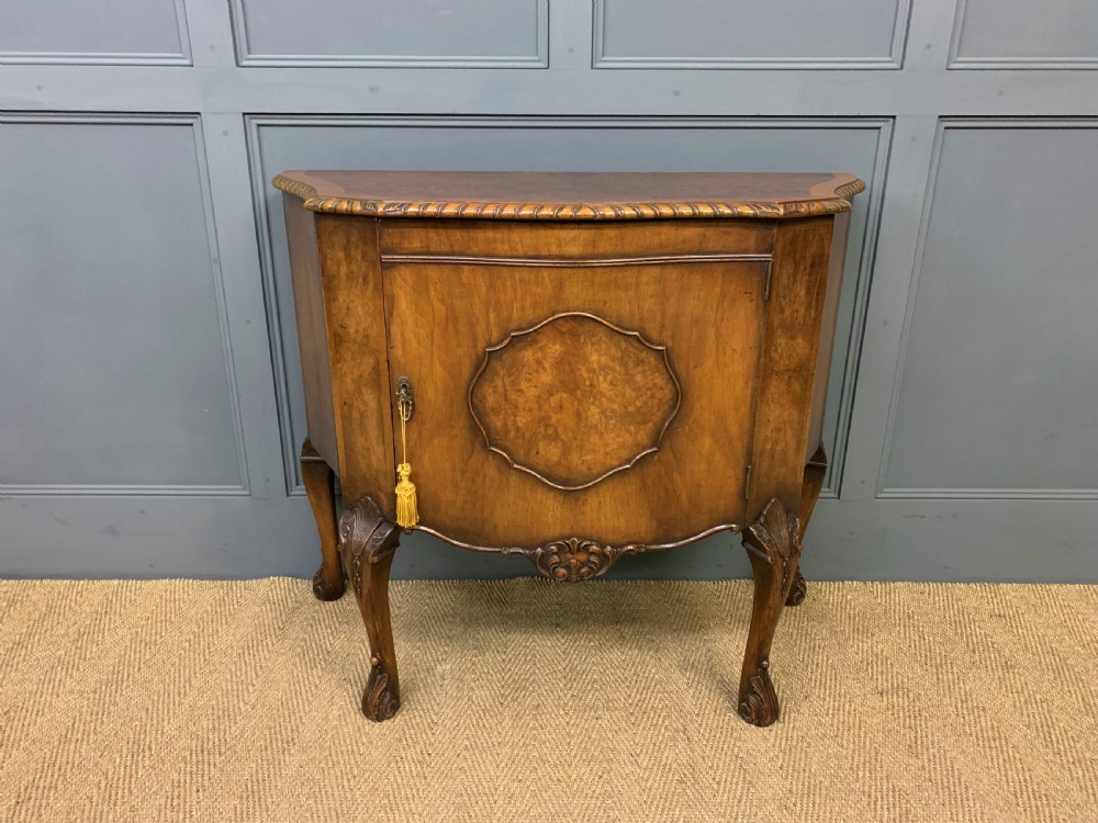 Burr Walnut Side Cupboard View VI