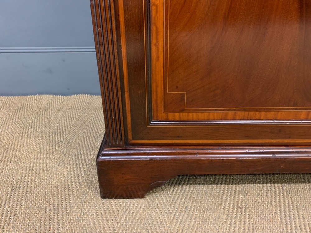 Edwardian Inlaid Mahogany Bookcase View X