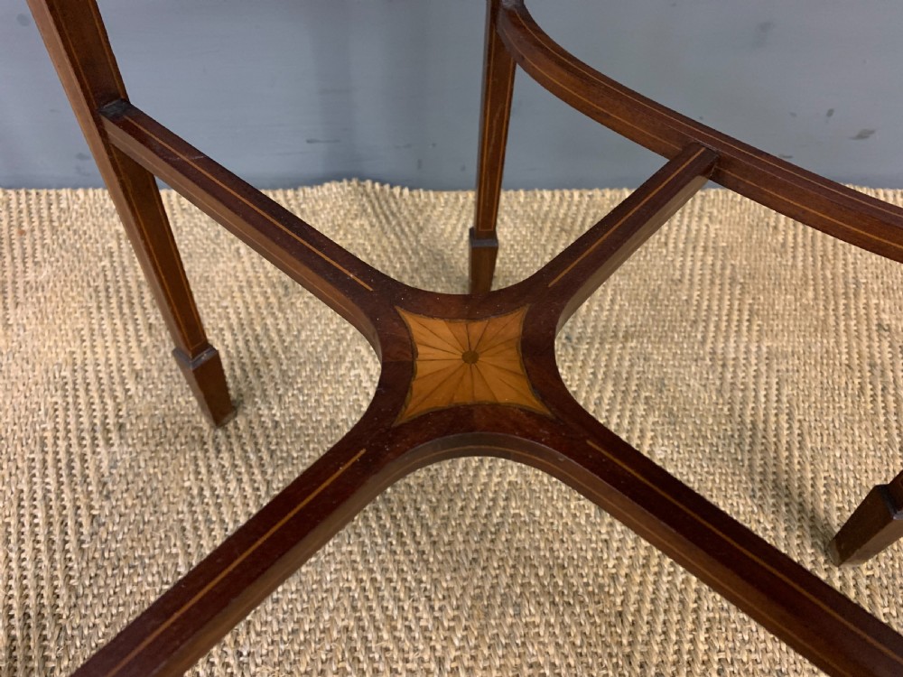 Edwardian Inlaid Mahogany Occasional Table View IV