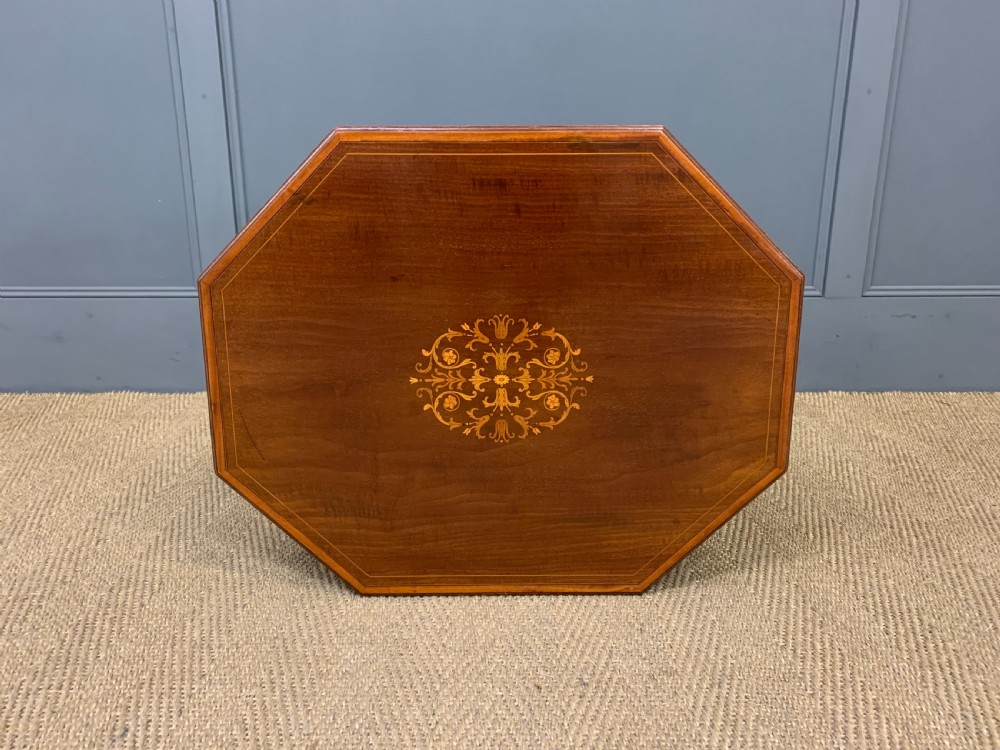 Edwardian Inlaid Mahogany Occasional Table View V