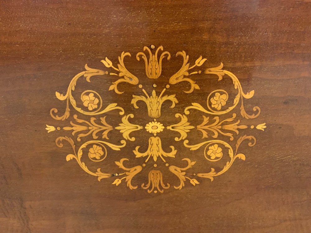 Edwardian Inlaid Mahogany Occasional Table View X
