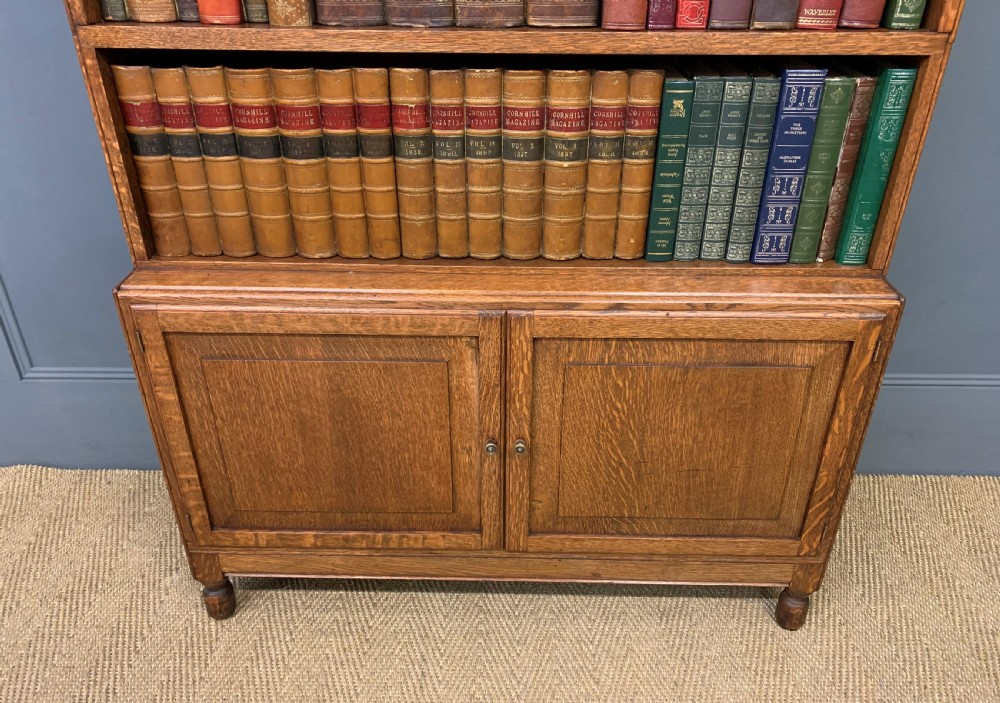 Pair of 6 Section Oak Stacking Bookcases View IV