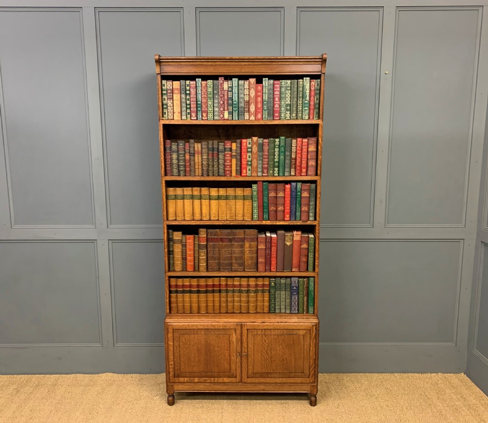 Pair of 6 Section Oak Stacking Bookcases View VIII