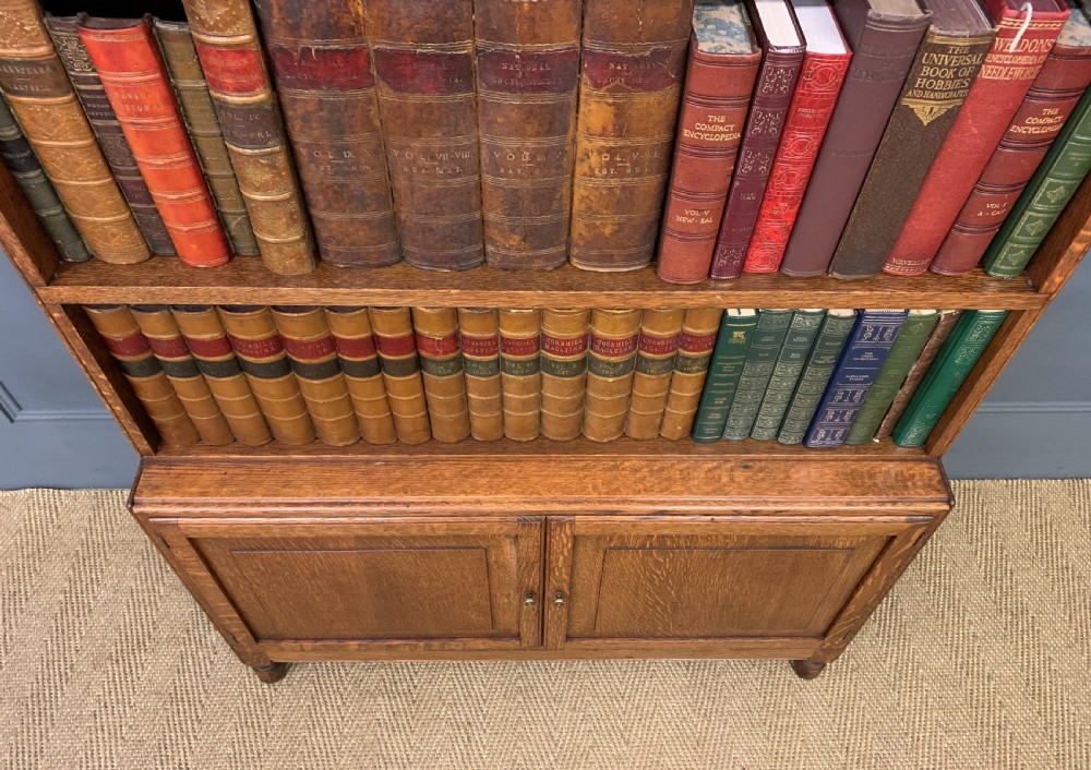 Pair of 6 Section Oak Stacking Bookcases View IX