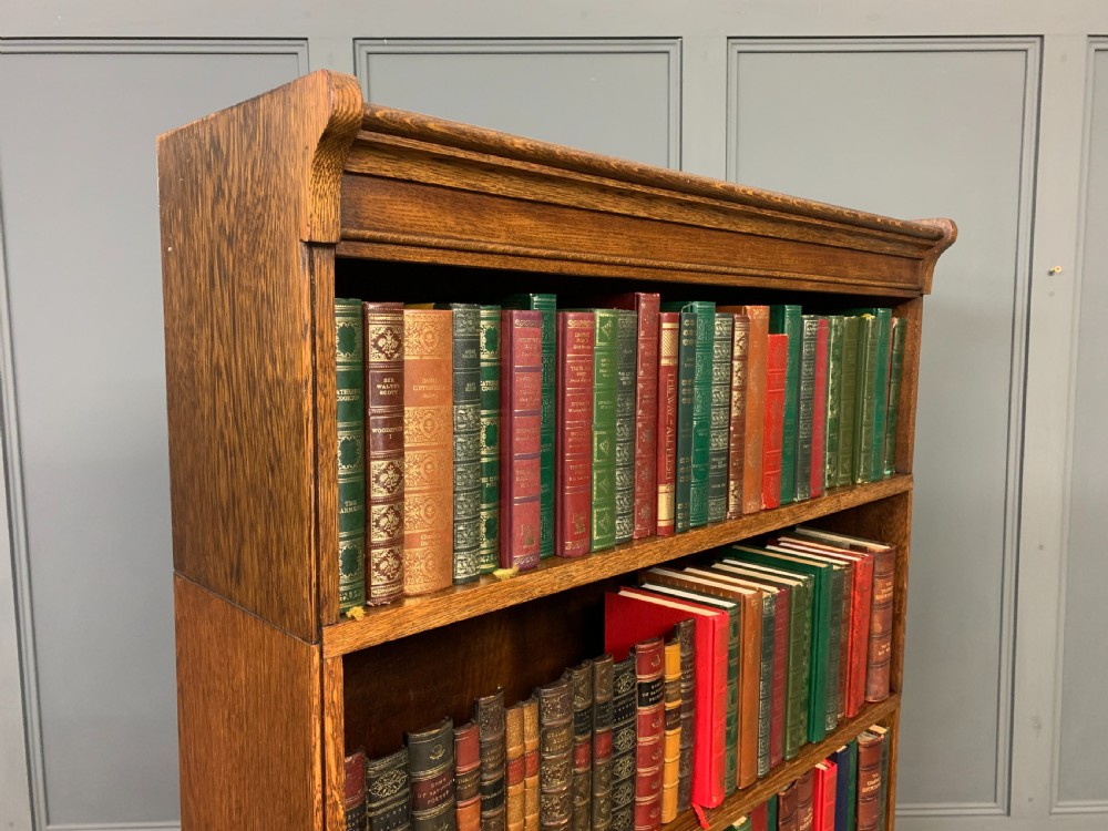 Pair of 6 Section Oak Stacking Bookcases View XIV